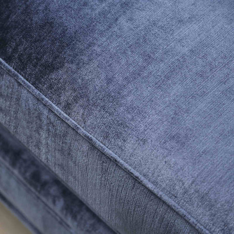 Jodie Satin Blue/Silver Sofa from Furniture of America - Luna Furniture
