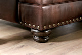 Fletcher Brown/Tan Chair from Furniture of America - Luna Furniture