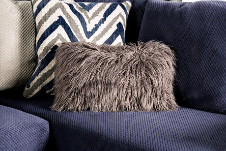 Griswold Navy Sectional from Furniture of America - Luna Furniture