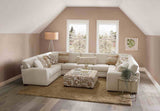 Hermiston Gray Ottoman from Furniture of America - Luna Furniture