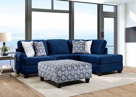 Waldport Navy Chair from Furniture of America - Luna Furniture