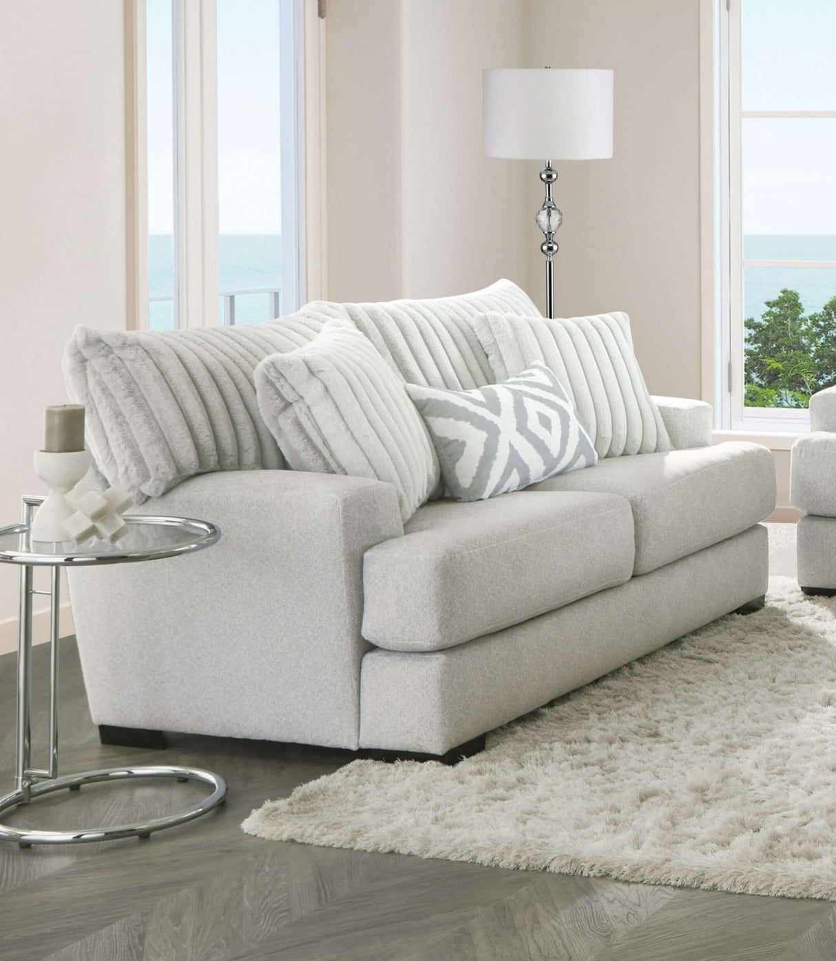 Hermilly Beige Loveseat from Furniture of America - Luna Furniture