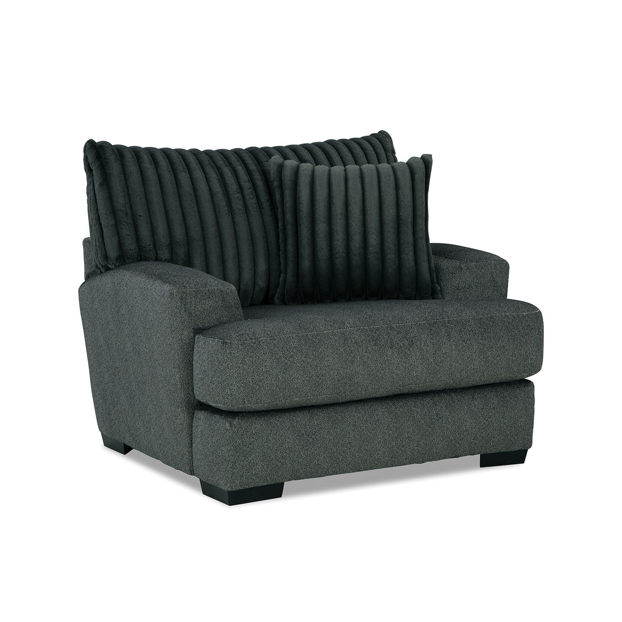 Loughlin Gun Metal Chair from Furniture of America - Luna Furniture