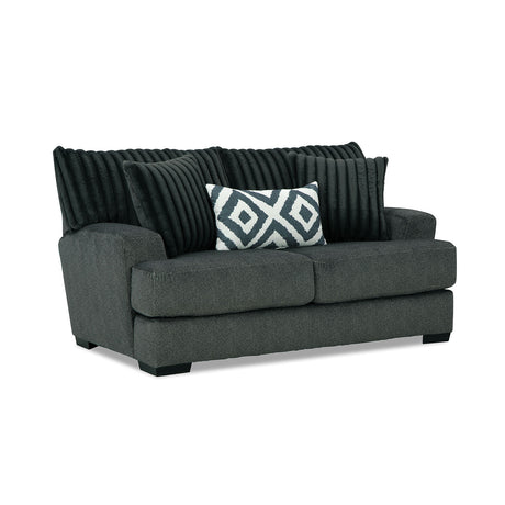 Loughlin Gun Metal Loveseat from Furniture of America - Luna Furniture