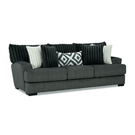 Loughlin Gun Metal Sofa from Furniture of America - Luna Furniture