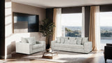 Summerset Gray Chair And A Half from Furniture of America - Luna Furniture