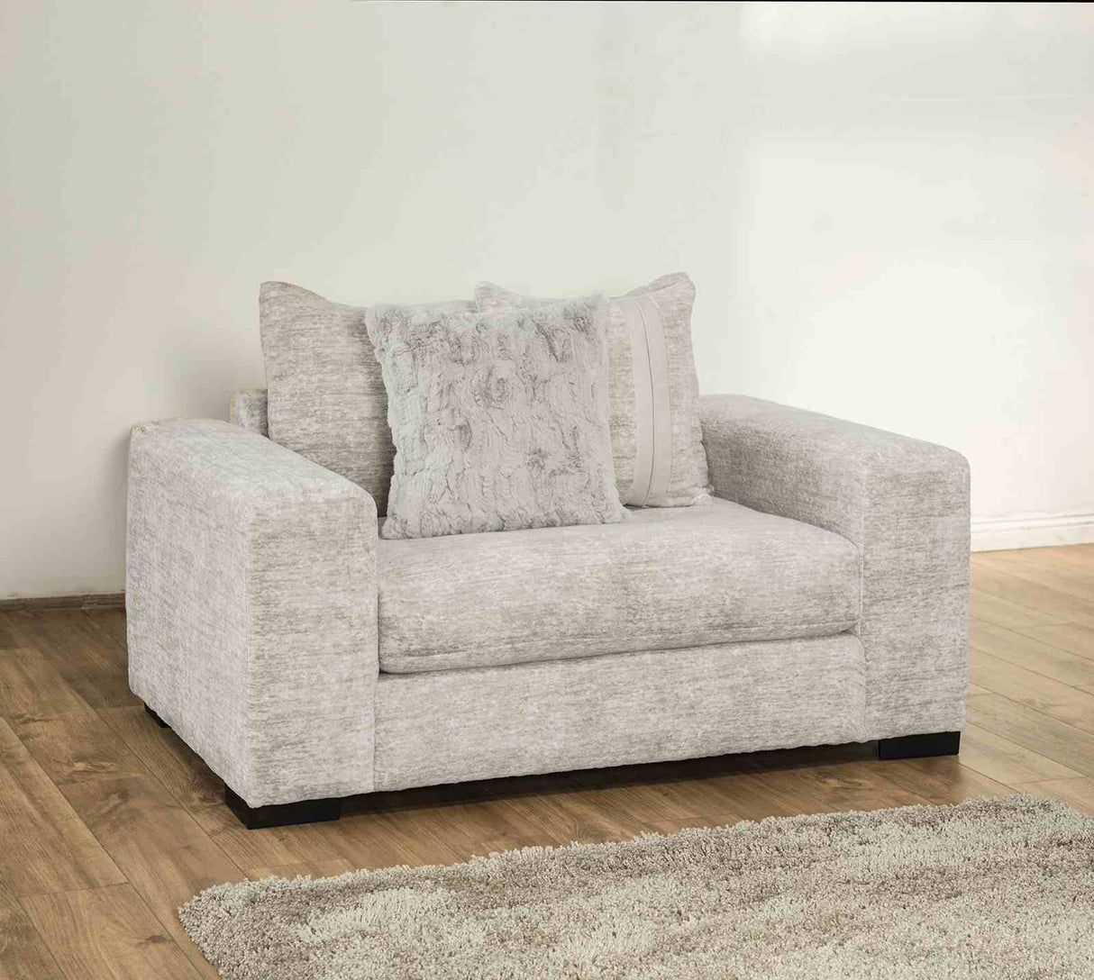 Summerset Gray Chair And A Half from Furniture of America - Luna Furniture