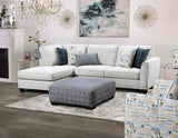 Chepstow Cream Sectional from Furniture of America - Luna Furniture