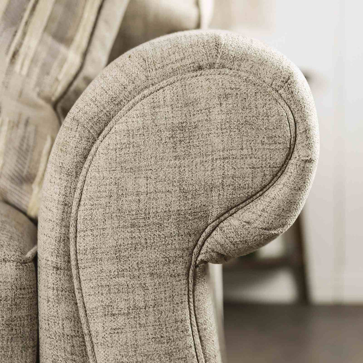 Amaya Cream Loveseat from Furniture of America - Luna Furniture