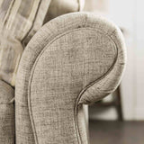 Amaya Cream Loveseat from Furniture of America - Luna Furniture