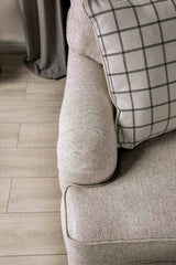 Mossley Ivory Transitional Living Room Set from Furniture of America - Luna Furniture