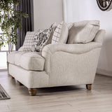Mossley Ivory Transitional Living Room Set from Furniture of America - Luna Furniture