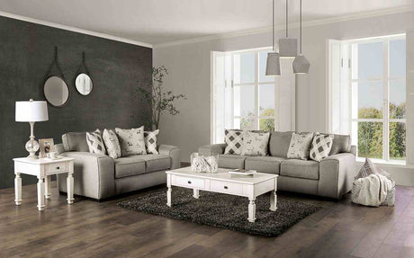 Newry Gray Sofa from Furniture of America - Luna Furniture