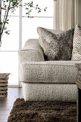 Moorpark Off-White Contemporary Living Room Set from Furniture of America - Luna Furniture