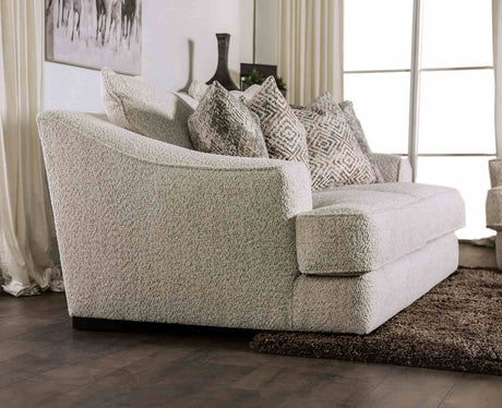 Moorpark Off-White Sofa from Furniture of America - Luna Furniture