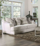 Moorpark Off-White Contemporary Living Room Set from Furniture of America - Luna Furniture