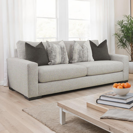 Romsey Light Gray Loveseat from Furniture of America - Luna Furniture
