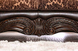 Elpis Brown/Espresso Sofa from Furniture of America - Luna Furniture