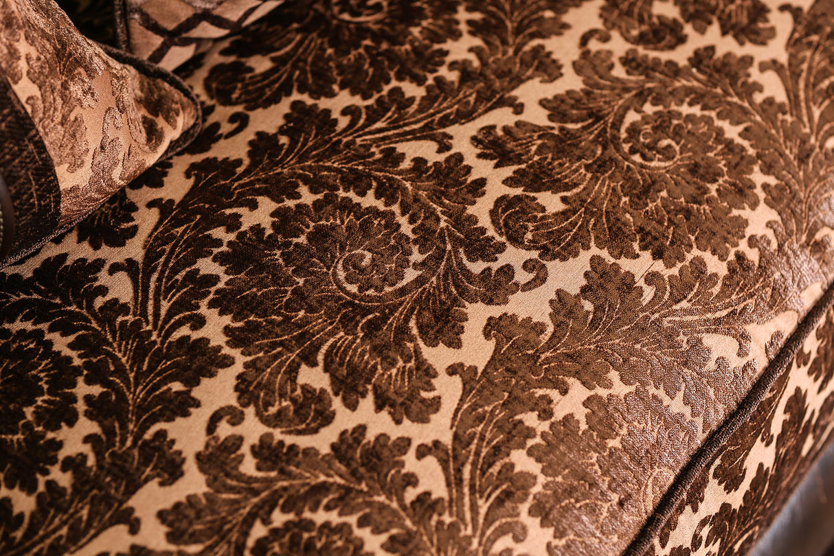 Elpis Brown/Espresso Sofa from Furniture of America - Luna Furniture