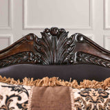 Jamael Brown/Espresso Sofa from Furniture of America - Luna Furniture