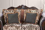 Jamael Brown/Espresso Sofa from Furniture of America - Luna Furniture
