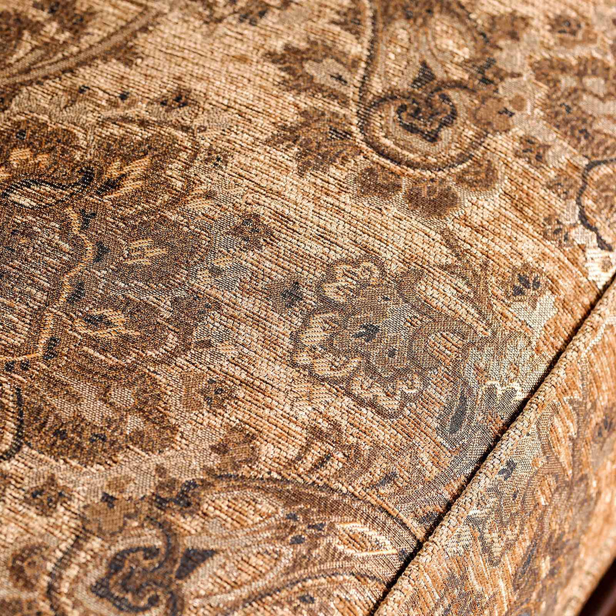Nicanor Tan/Gold Sofa from Furniture of America - Luna Furniture