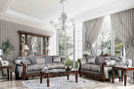 Newdale Gray Loveseat from Furniture of America - Luna Furniture