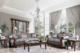 Newdale Gray Sofa from Furniture of America - Luna Furniture