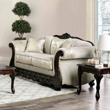Newdale Ivory Loveseat from Furniture of America - Luna Furniture