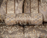 Andalusia Light Brown/Dark Cherry Sofa from Furniture of America - Luna Furniture