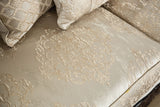 Huelva Beige/Dark Cherry Sofa from Furniture of America - Luna Furniture