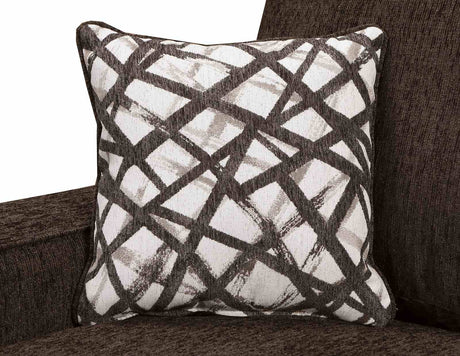 West Acton Chocolate Contemporary Living Room Set from Furniture of America - Luna Furniture