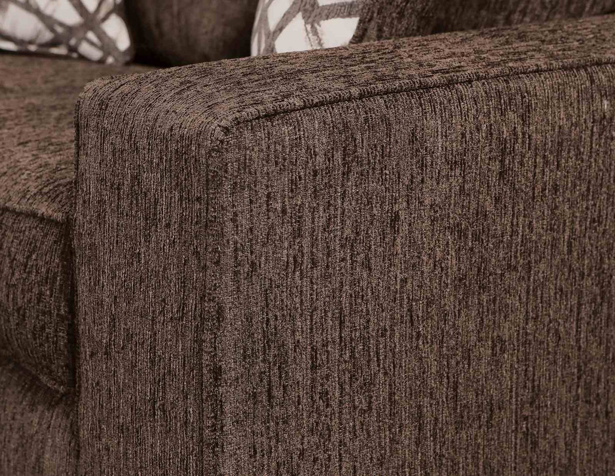 West Acton Chocolate Loveseat from Furniture of America - Luna Furniture