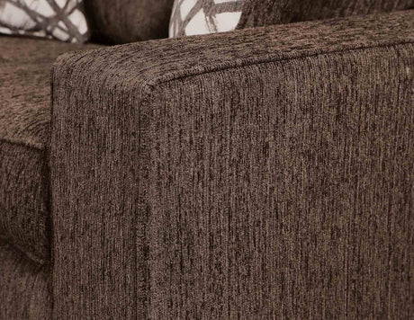 West Acton Chocolate Contemporary Living Room Set from Furniture of America - Luna Furniture