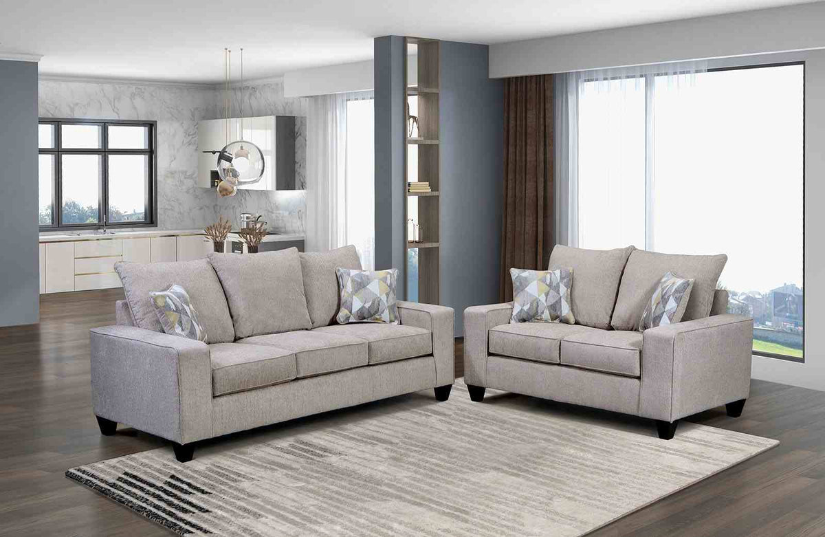West Acton Beige Loveseat from Furniture of America - Luna Furniture