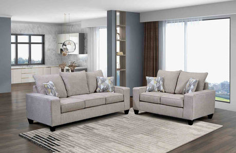West Acton Beige Loveseat from Furniture of America - Luna Furniture