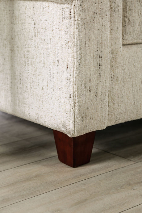 Delgada Beige Sofa from Furniture of America - Luna Furniture