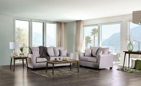 Croydon Light Gray Contemporary Living Room Set from Furniture of America - Luna Furniture