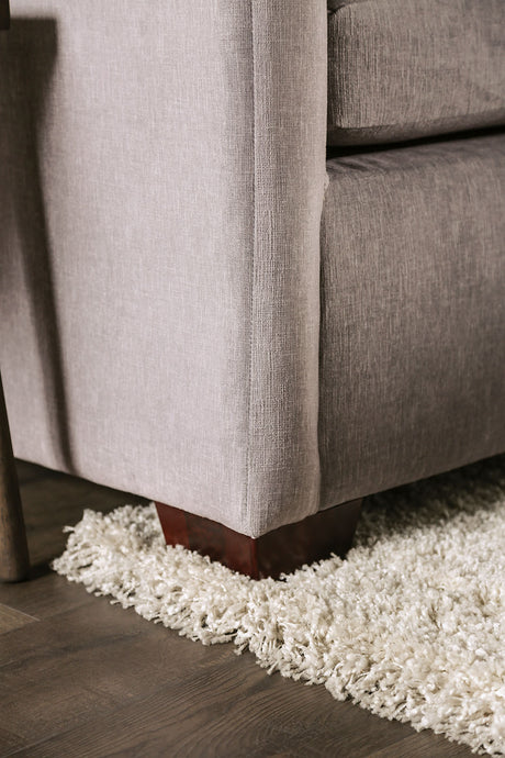 Cramlington Light Gray Sectional from Furniture of America - Luna Furniture