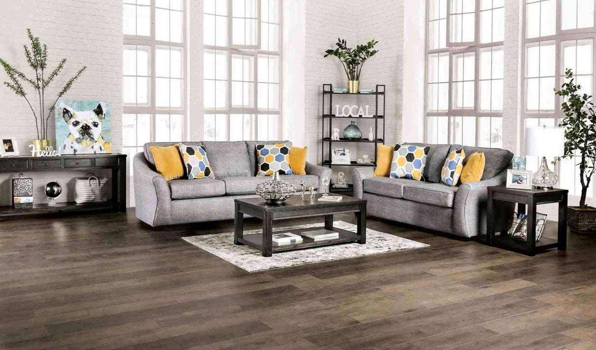 Jarrow Light Gray Sofa from Furniture of America - Luna Furniture