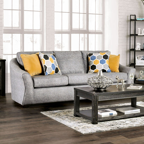 Jarrow Light Gray Transitional Living Room Set from Furniture of America - Luna Furniture