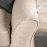 Jarrow Ivory Sofa from Furniture of America - Luna Furniture