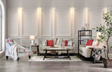 Nadene Ivory Transitional Living Room Set from Furniture of America - Luna Furniture