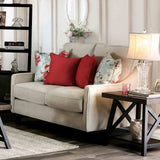 Nadene Ivory Transitional Living Room Set from Furniture of America - Luna Furniture