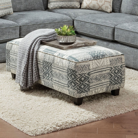 Eastleigh Blue Sectional from Furniture of America - Luna Furniture