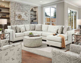 Pocklington Paisley Multi Ottoman from Furniture of America - Luna Furniture