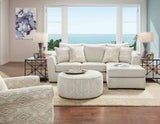 Saltney Ivory Sectional from Furniture of America - Luna Furniture