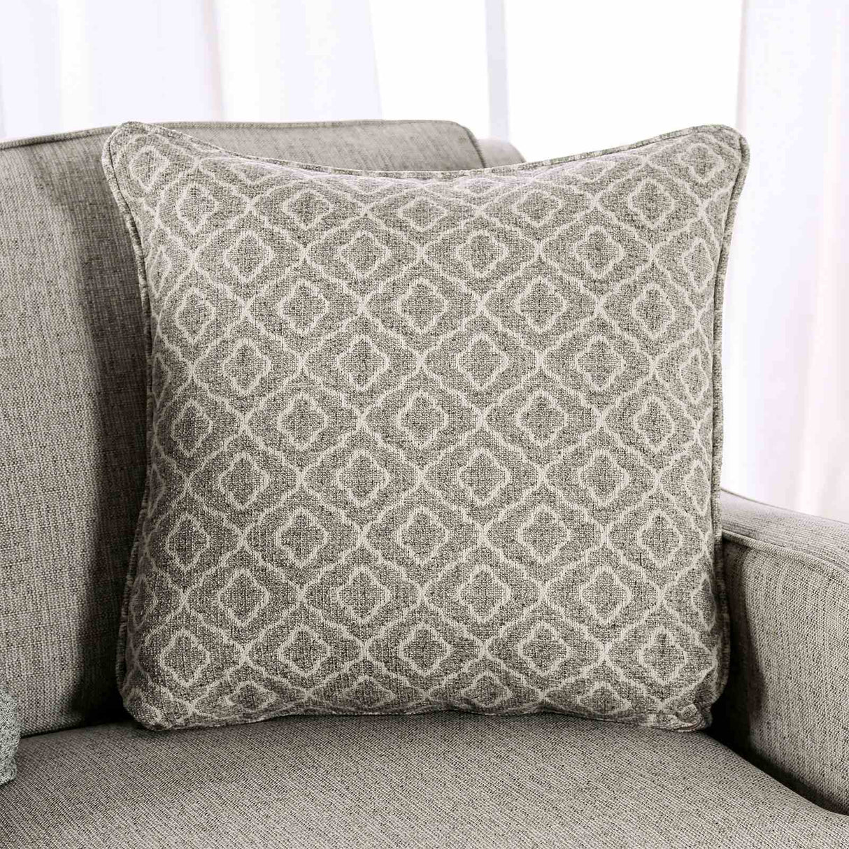 Stephney Gold/Gray Loveseat from Furniture of America - Luna Furniture