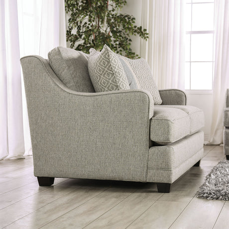 Stephney Gold/Gray Loveseat from Furniture of America - Luna Furniture