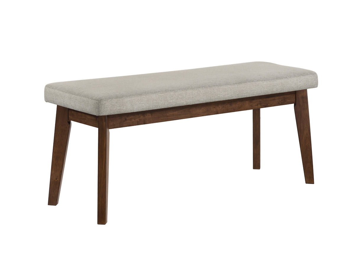 Salerno Beige/Brown Dining Bench from Crown Mark - Luna Furniture